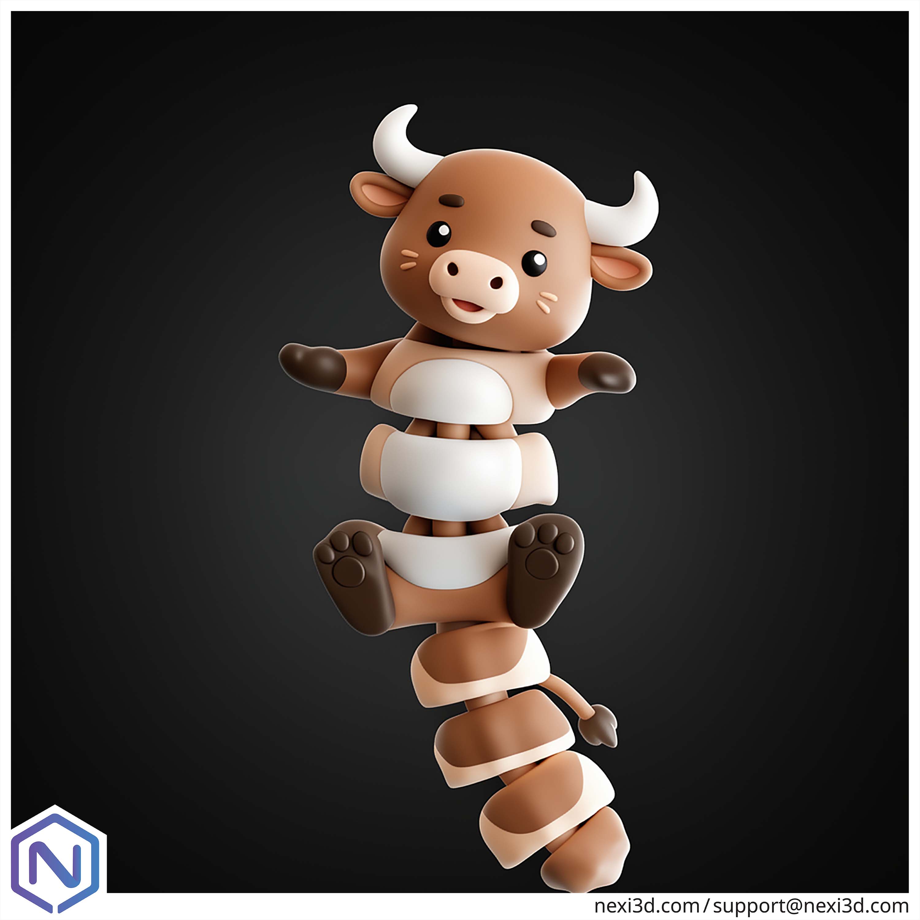 NEXI3D STL Files Buffalo Cat