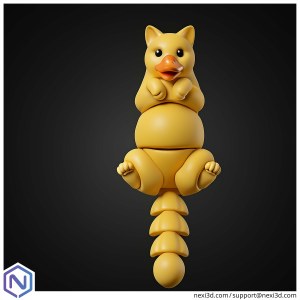 NEXI3D STL Files Cat Duck