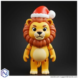 NEXI3D STL Files Christmas Lion