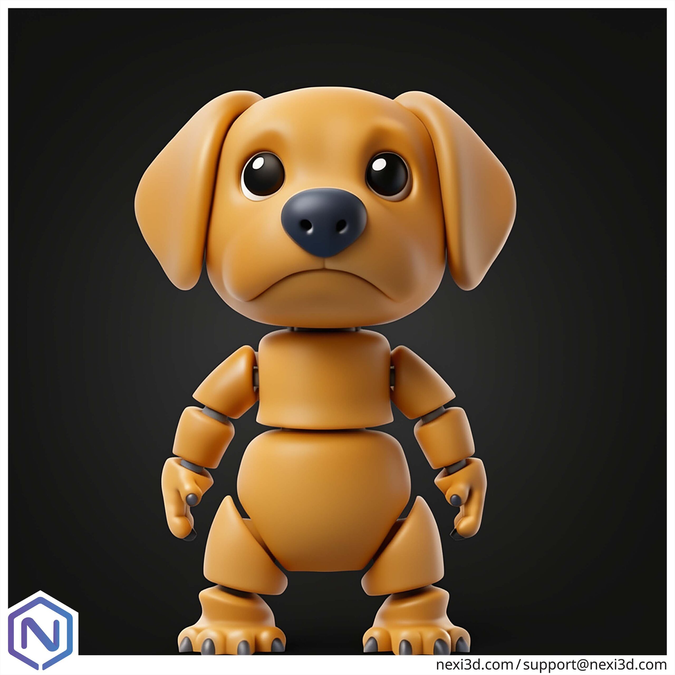 NEXI3D STL Files Dog Alien