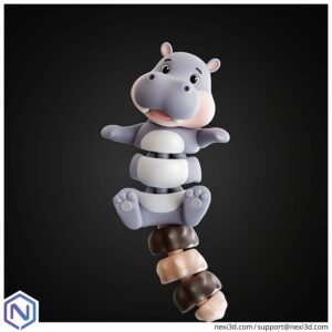 NEXI3D STL Files Hippo Cat