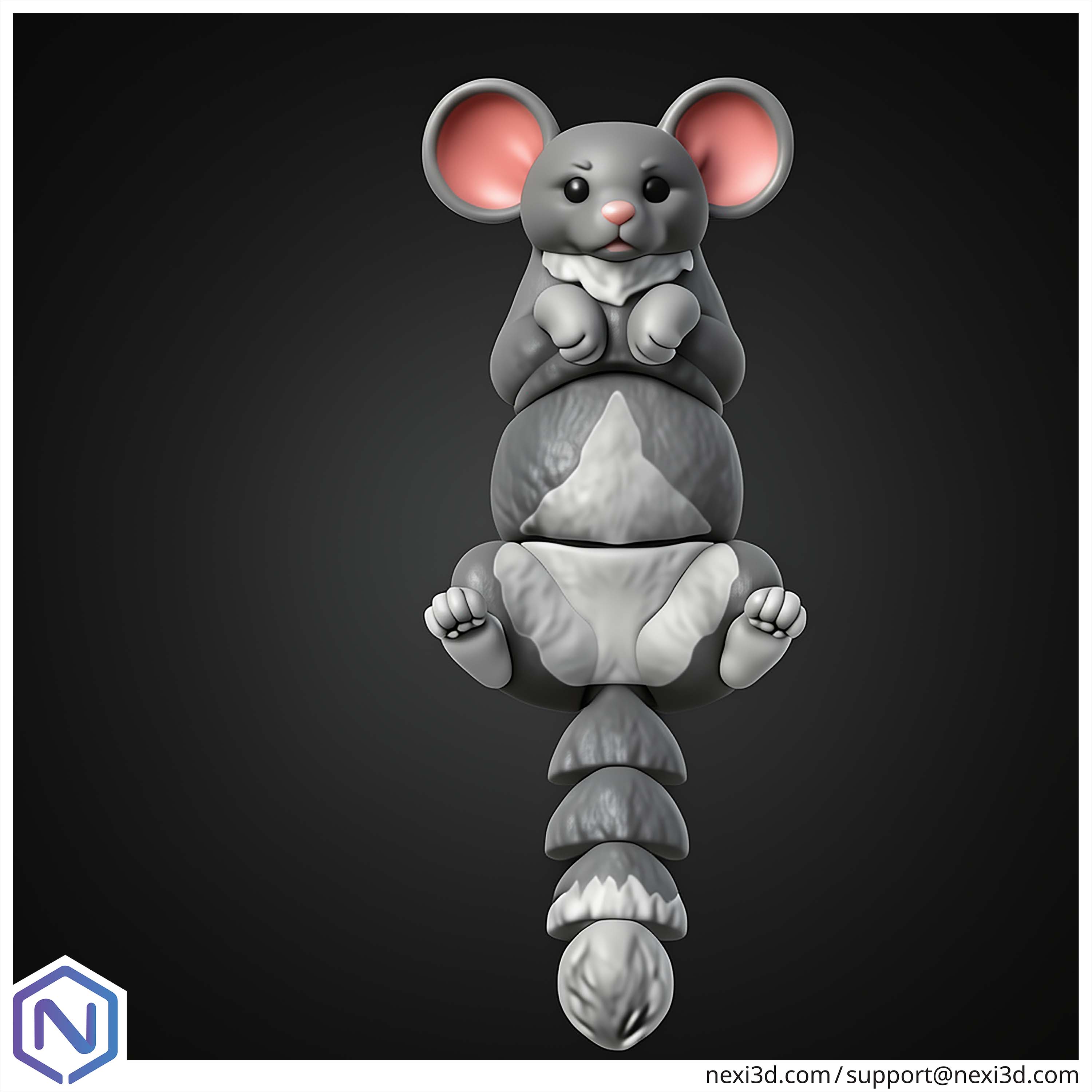 NEXI3D STL Files Mouse