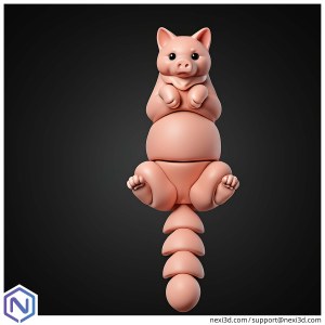 NEXI3D STL Files Pig