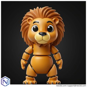 NEXI3D STL Files Robot Lion