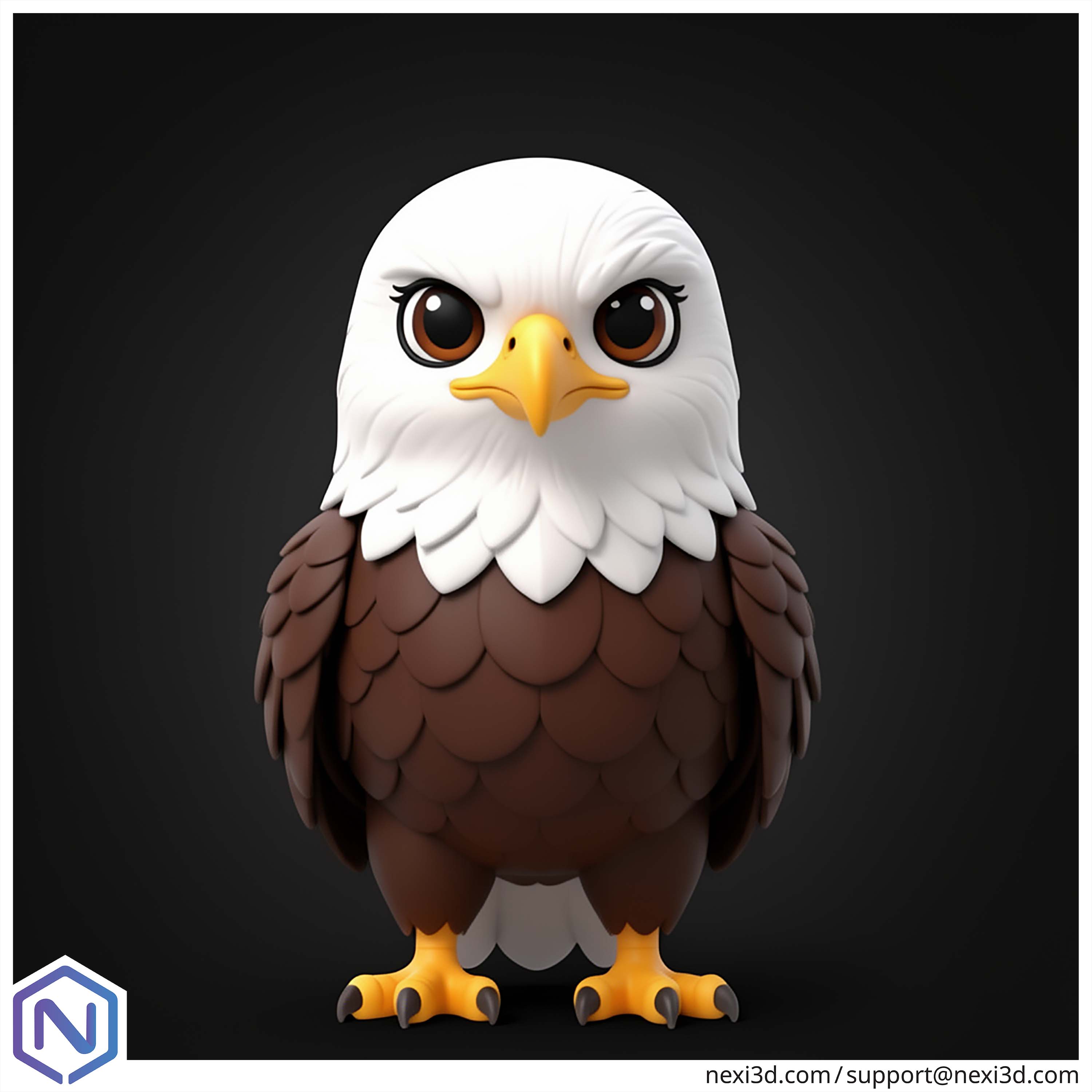 NEXI3D STL Files Stand Eagle V2