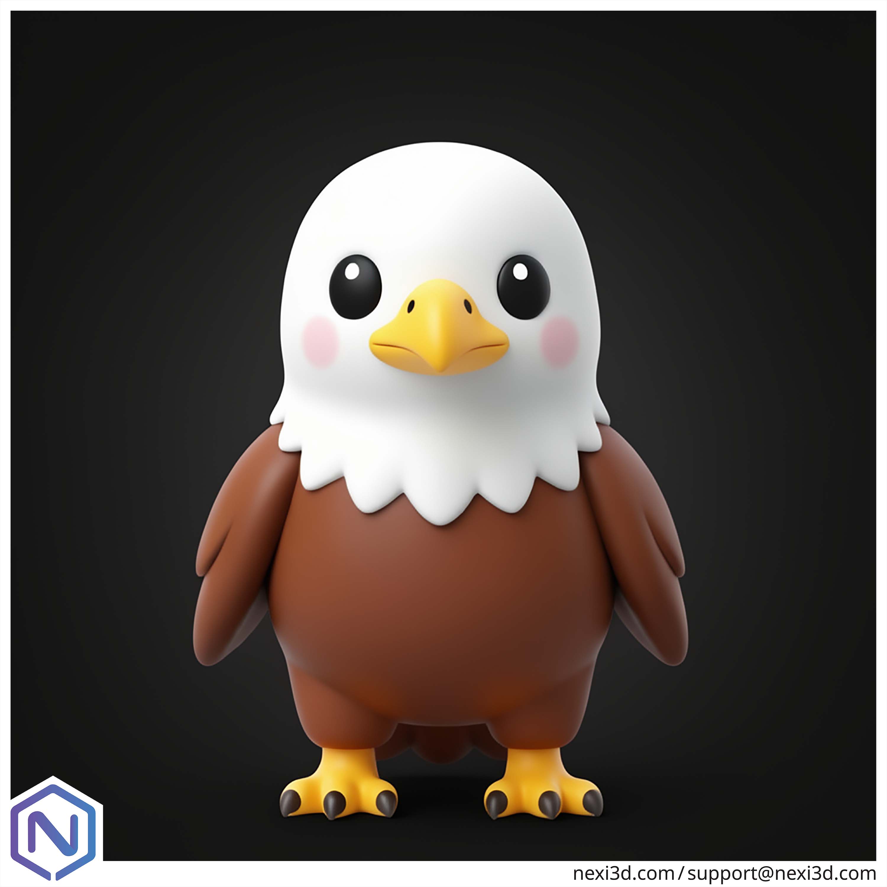 NEXI3D STL Files Stand Eagle